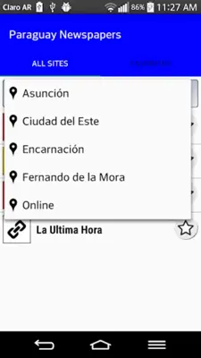 Paraguay Newspapers android App screenshot 3