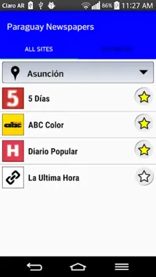 Paraguay Newspapers android App screenshot 4
